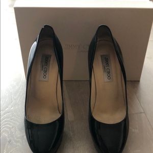 Jimmy choo patent leather pumps